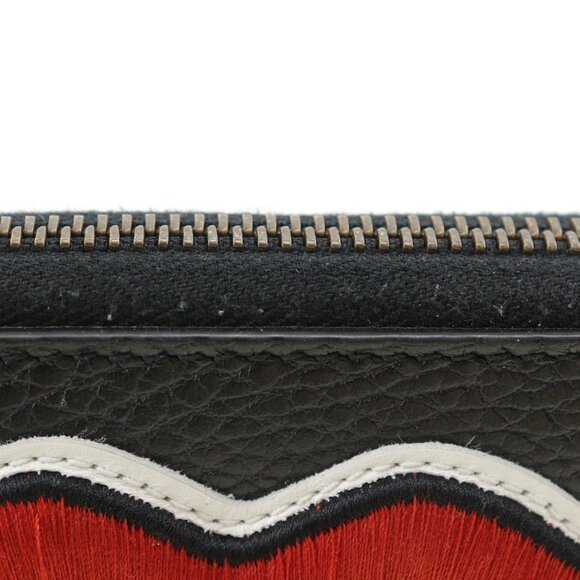 GUCCI Black Leather GG Marmont Wallet - Picture 9 of 11